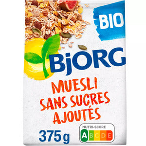Bjorg Muesli Sans Sucres Ajoutes 375g