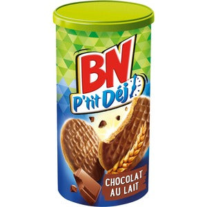 BN Petit Déjeuner Biscuits Nappés Chocolat (x15) 200g