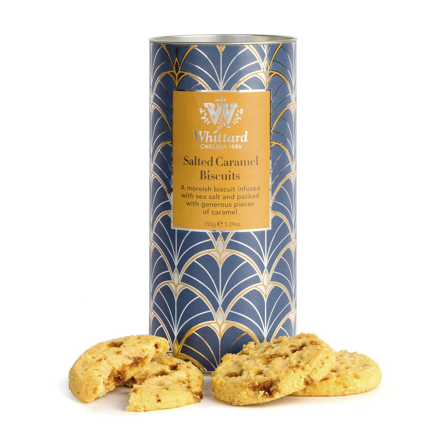Whittard Salted Caramel Biscuits, 150g
