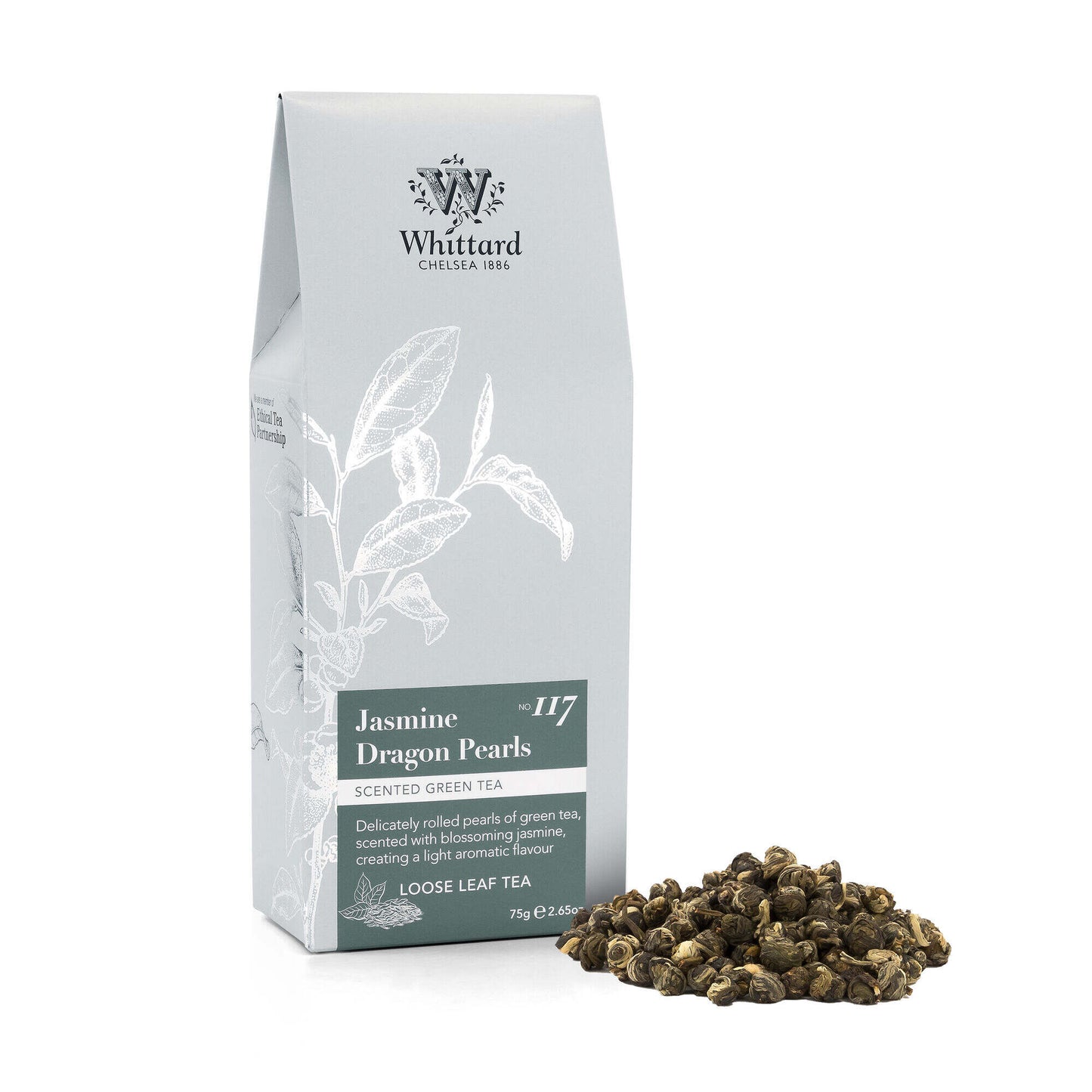 Whittard Jasmine Dragon Pearls Loose Tea, 50g