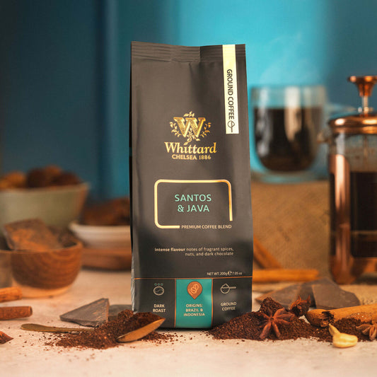 Whittard Santos and Java Ground Coffee Valve Pack, 200g