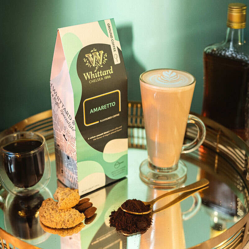 Whittard Amaretto Flavour Ground Coffee, 200g