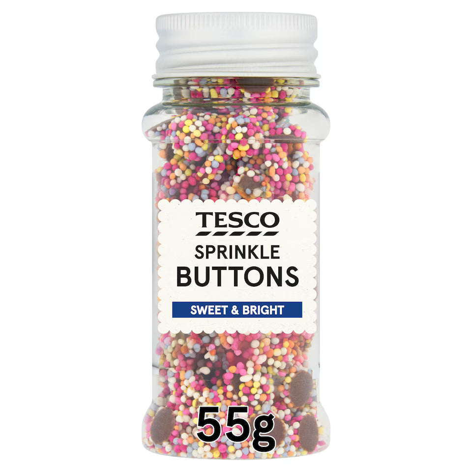 Tesco Mini Sprinkle Buttons, 55g