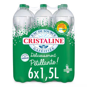 Eau Cristaline Gazeuse 6x1.5L
