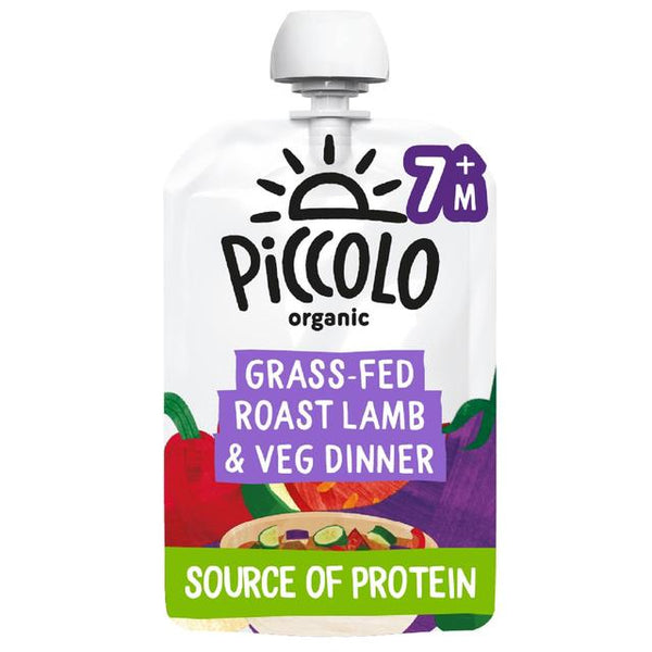 Piccolo Organic Roast Lamb & Vegetable Dinner, 130g