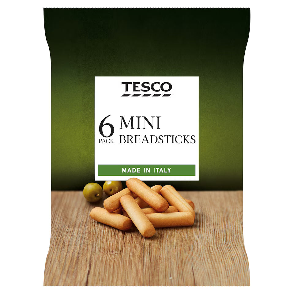 Tesco Mini Breadsticks 6 Pack, 120g