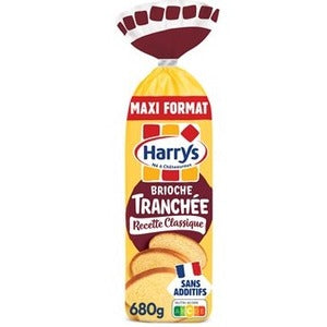 Harrys Brioche Tranchee Format Familial 700g