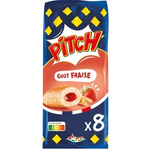Pasquier Pitch Brioches Fourrees Fraise (x8) 320g