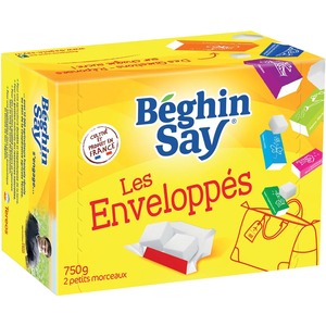 Beghin Say Sucre 2 Morceaux Enveloppes 750g