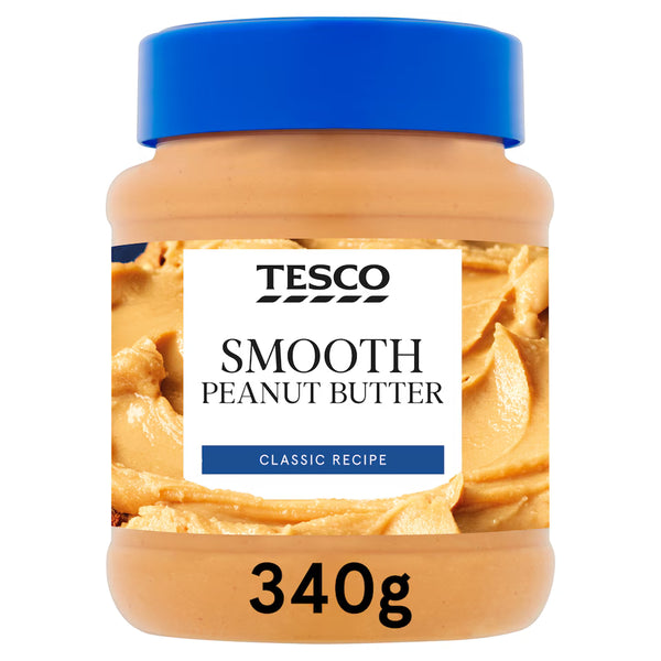 Tesco Smooth Peanut Butter, 340g