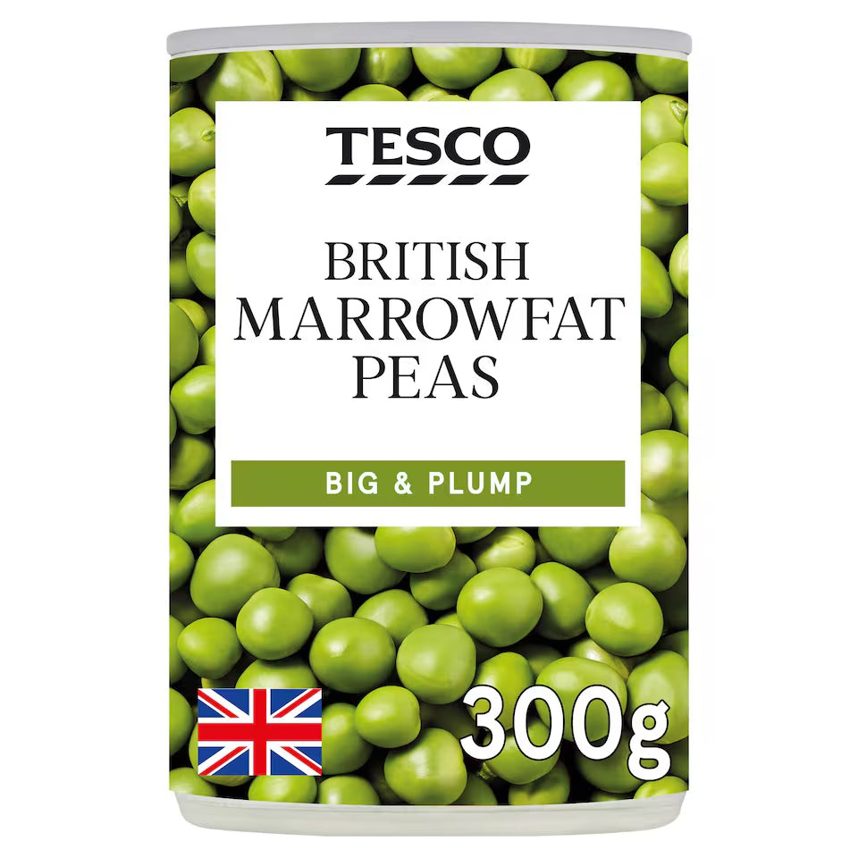Tesco Marrow Fat Peas, 300g