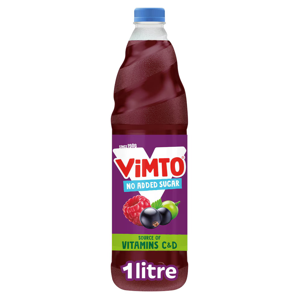 Vimto No Added Sugar Squash, 1 Litre