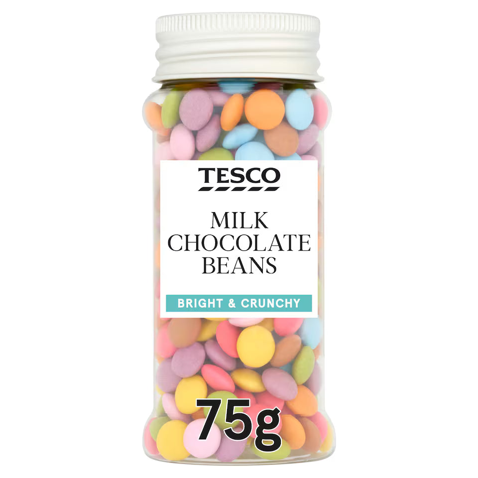 Tesco Milk Chocolate Beans, 75g