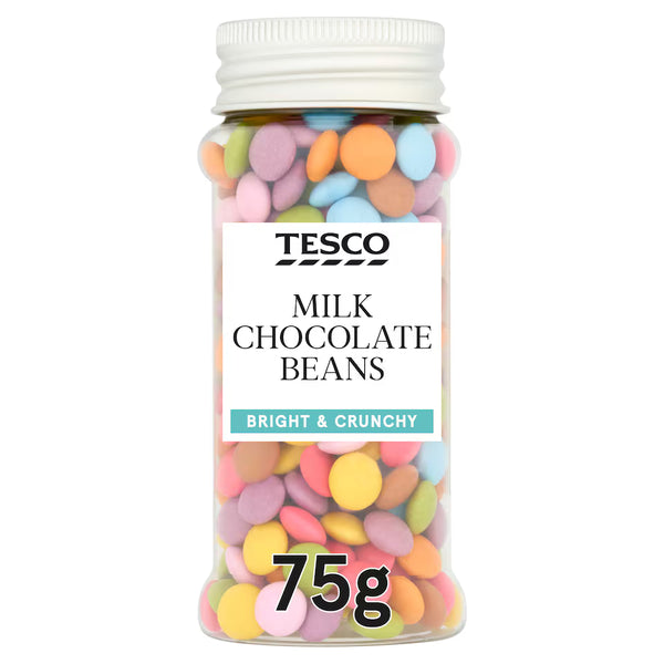 Tesco Milk Chocolate Beans, 75g