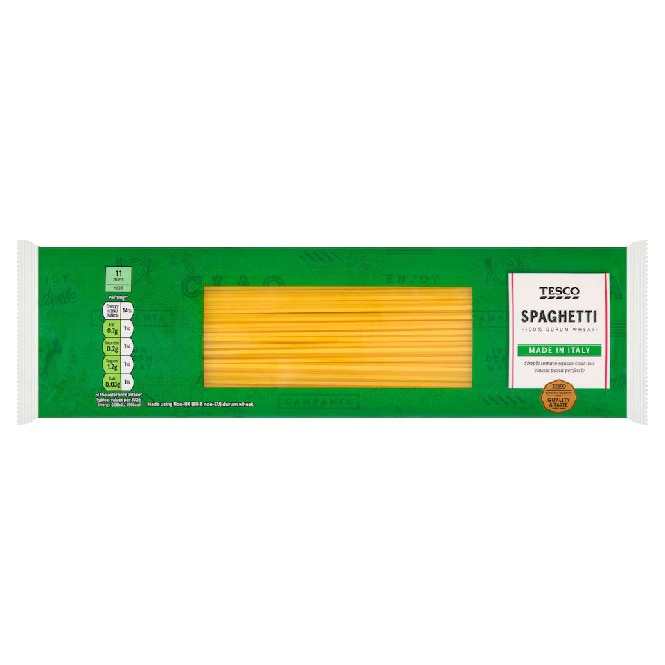 Tesco Short Spaghetti Pasta, 500g