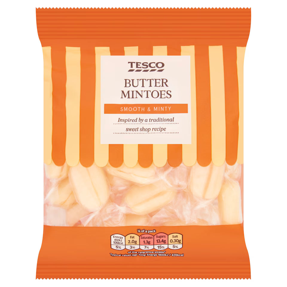 Tesco Butter Mintoes, 200g