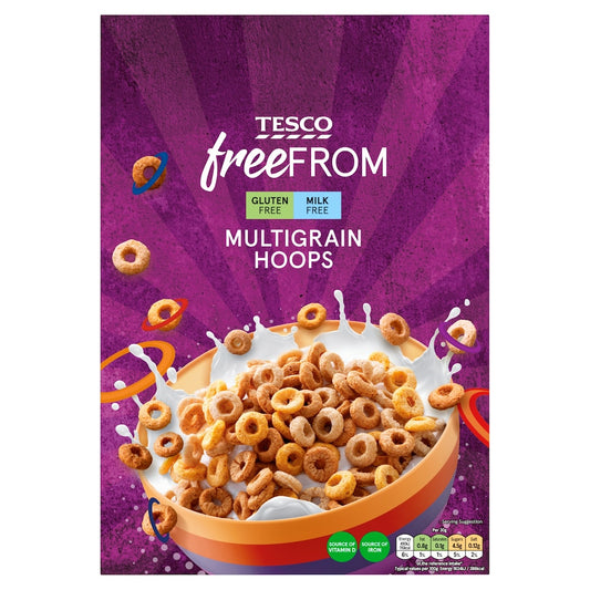 Tesco Free From Multigrain Hoops, 300g