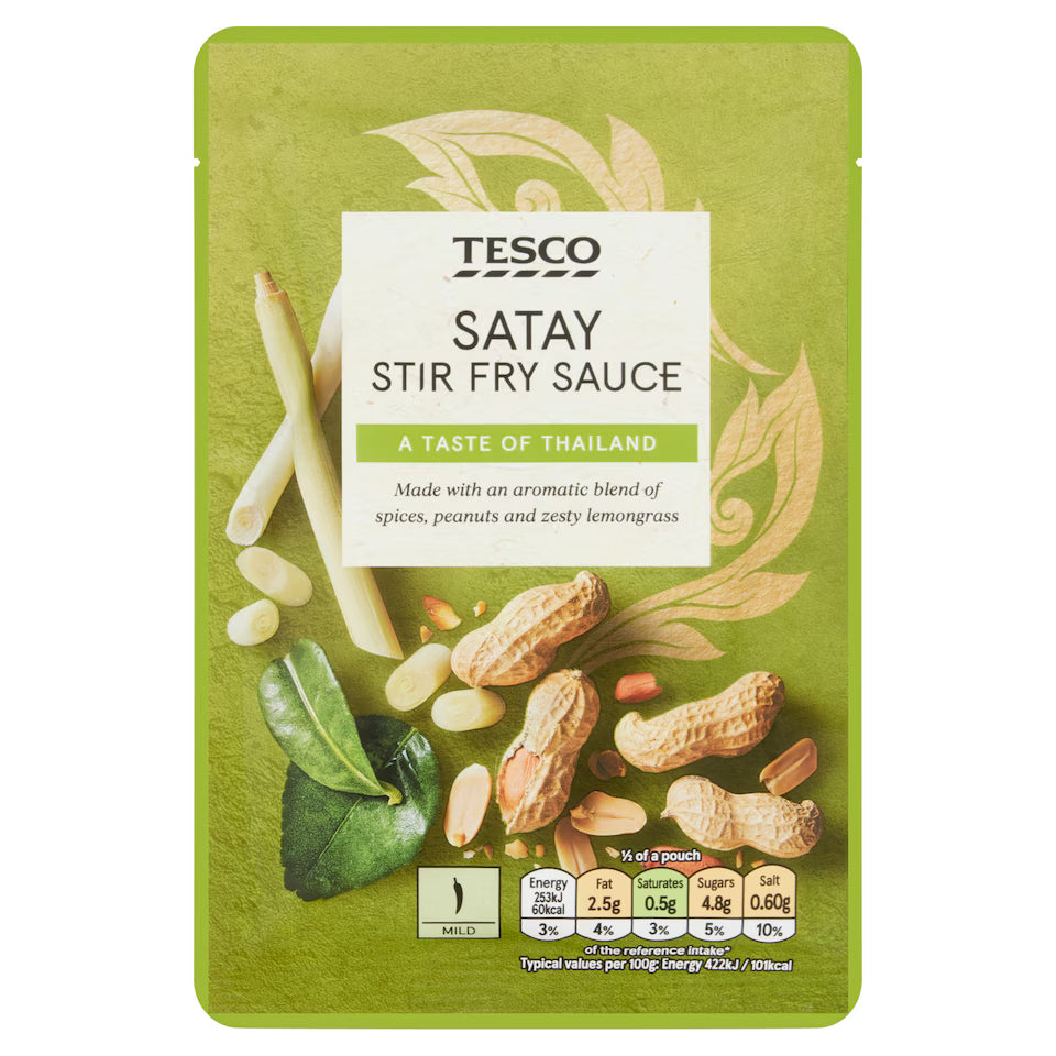 Tesco Satay Stir Fry Sauce, 120g