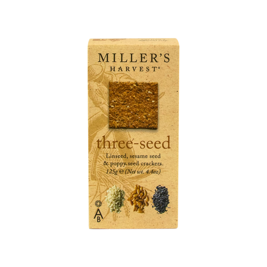 Artisan Biscuits Miller's Harvest Three Seed 125g
