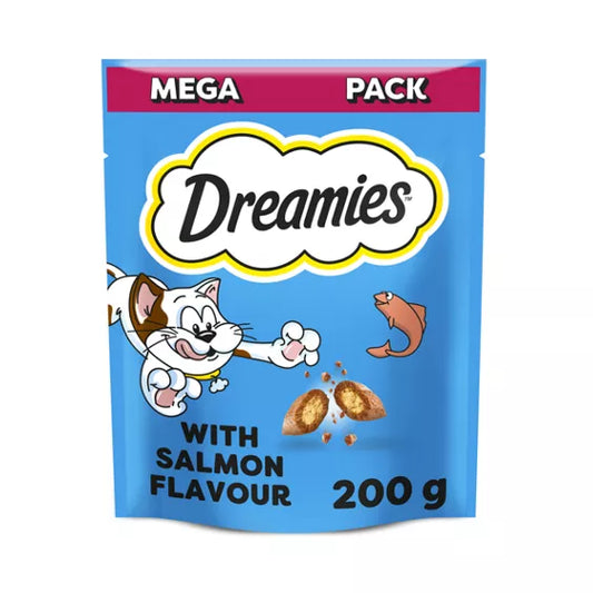 Dreamies Cat Treats With Salmon Mega Pack 200G
