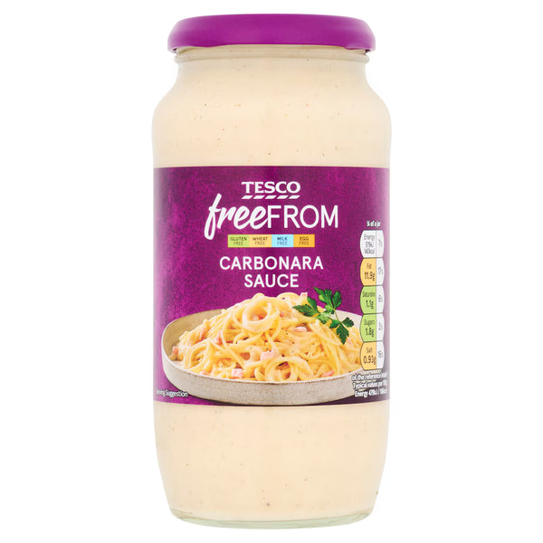 Tesco Free From Carbonara Sauce, 485g