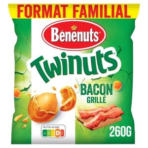 Benenuts Twinuts Bacon Grillé Flavour Peanut Snacks, 260g