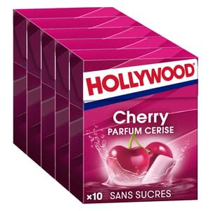 Sugar-Free Cherry Hollywood Chewing Gum 70g