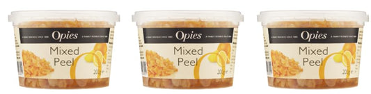 Opies Mixed Peel, 200g - (Pack of 3)