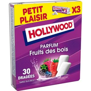 Hollywood Red Fruits Sugar-Free Chewing Gum