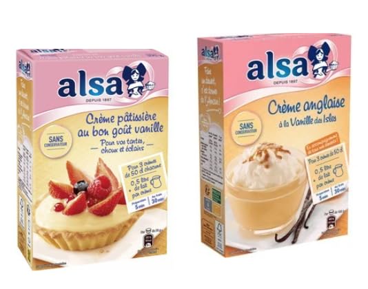 Alsa Crème Pâtissière Vanilla & Crème Anglaise Vanille des Isles, No Preservatives, Baking Mix