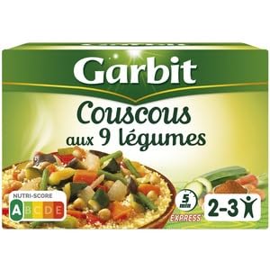 Garbit Couscous aux 9 Légumes, 2-3 Portions