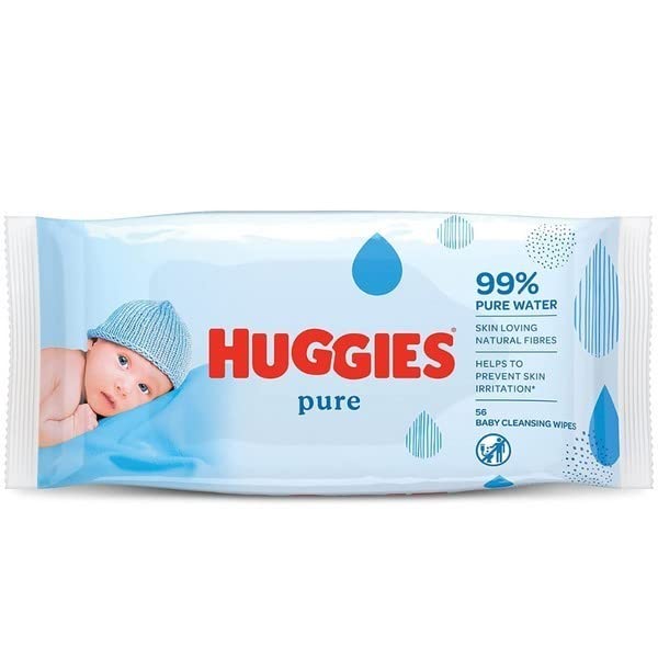 HUGGIES BABY WIPES PURE 56