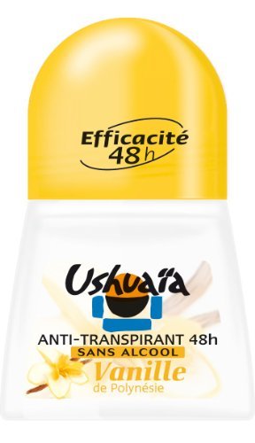 Ushuaïa Déodorant Bille Anti-Transpirant 48h Vanille de Polynésie 50 ml by Ushuaia