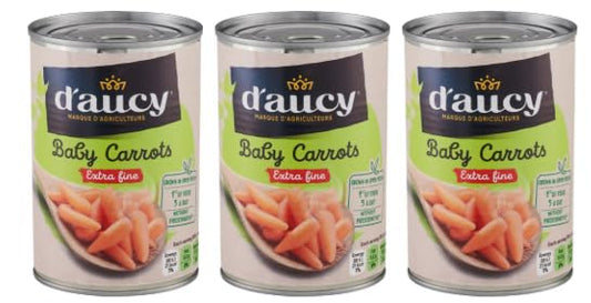 D'aucy Baby Carrots Extra Fine, Pack of 3