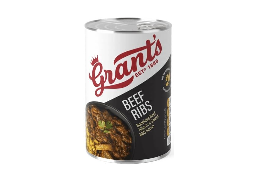 Grant's Boneless Beef Ribs in a Sweet BBQ Sauce, 392g, Pack of 2