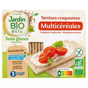 Jardin BIO étic Multigrain Crispbreads, Gluten Free 150g
