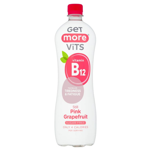 Get More Vits Vitamin B12 Still Pink Grapefruit Drink 1L
