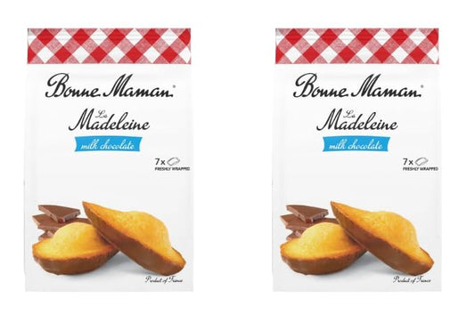 Bonne Maman La Madeleine Milk Chocolate, Freshly Wrapped - Pack of 2