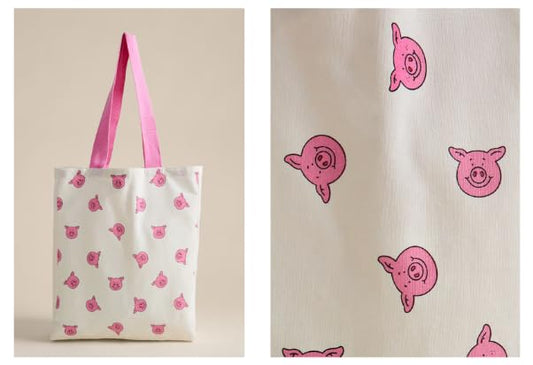 M&S Percy Pig Cotton Tote Bag