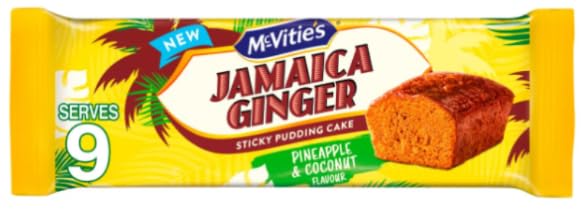 McVitie's Jamaica Ginger Sticky Pudding Cake, Pineapple & Coconut, 9 Servings