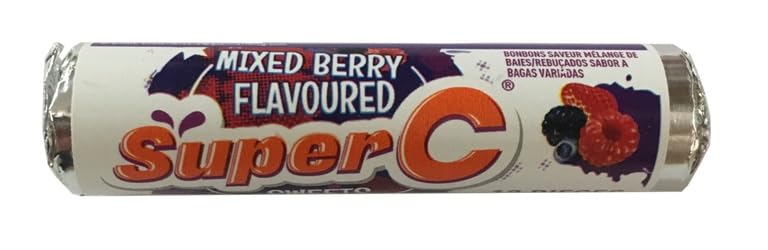Super C Mixed Berry Flavoured Sweets, 12 Pieces