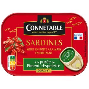 Connetable Sardines with Espelette Pepper Puree 135g