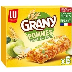 LU Grany Apple Cereal Bars, Rich in Fruit, Source of Fibre