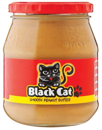 Black Cat Smooth Peanut Butter - No Added Sugar or Salt - 400g