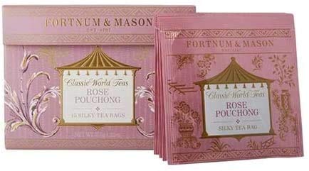 Fortnum & Mason Rose Pouchong 15 Whole Leaf Silky Teabags