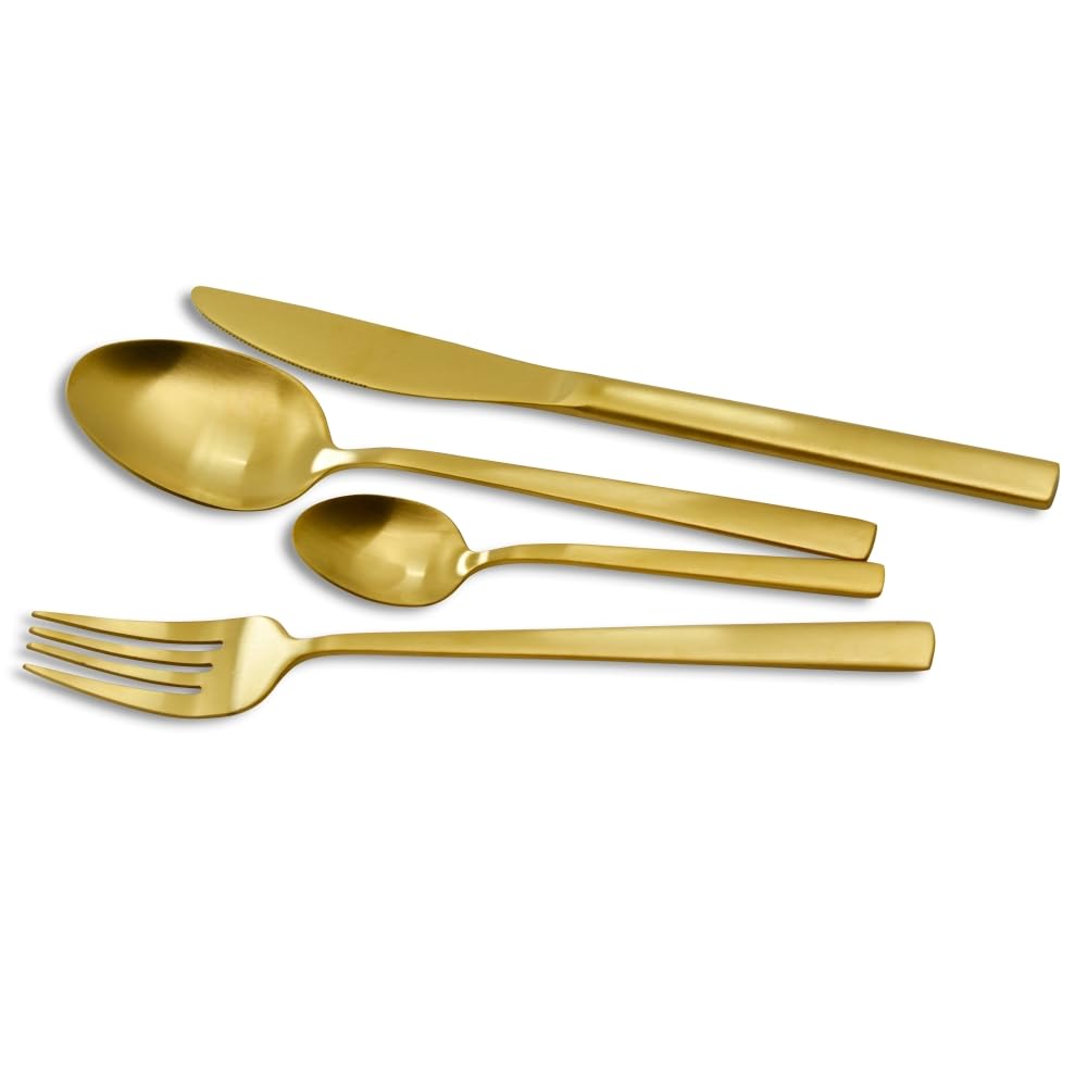 Nutmeg Gold Matt Set 16pc