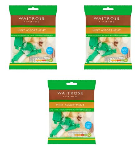 Waitrose & Partners Mint Assortment Sweets, Pack of 3