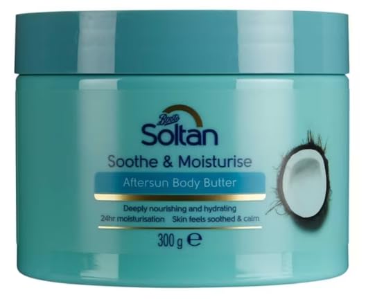 Soltan Soothe & Moisturise Aftersun Body Butter, Deeply Nourishing, 24hr Moisturisation, 300g