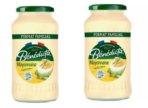 Bénédicta Mayonnaise, Family Format, Jar -Pack of 2