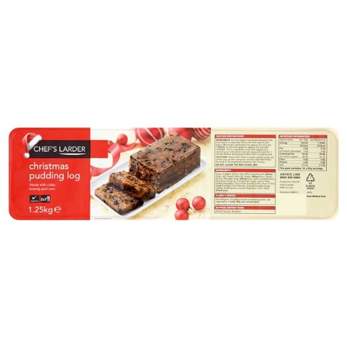 Chef's Larder Christmas Pudding Log 1.25kg
